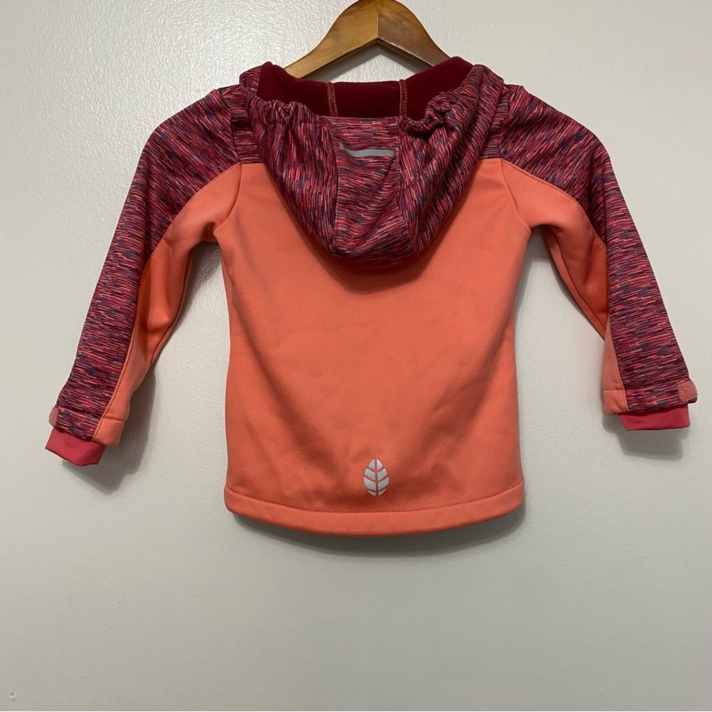 Crivit Toddler Girls Softshell Full Zip Hooded Jacket Pink Sz 2-4 YRS Outerwear - Picture 2 of 12